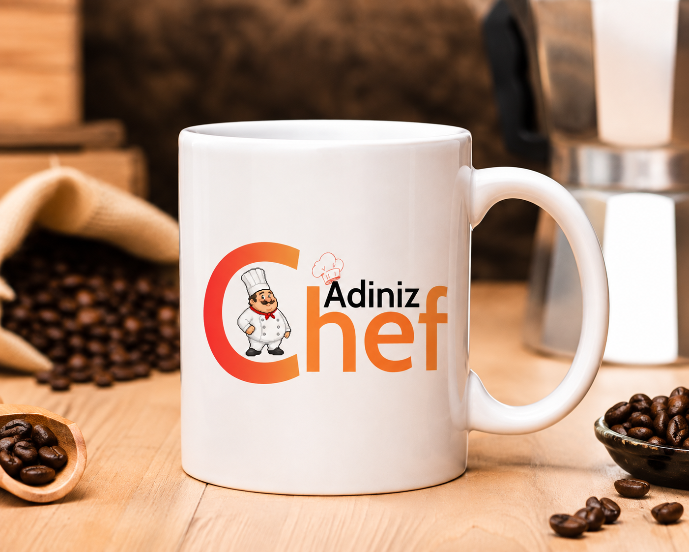 Chef Aşpaz dizaynli fincan