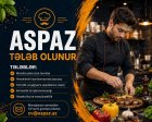 Aşpaz iş elani - Vakansiya 900 AZN maaş