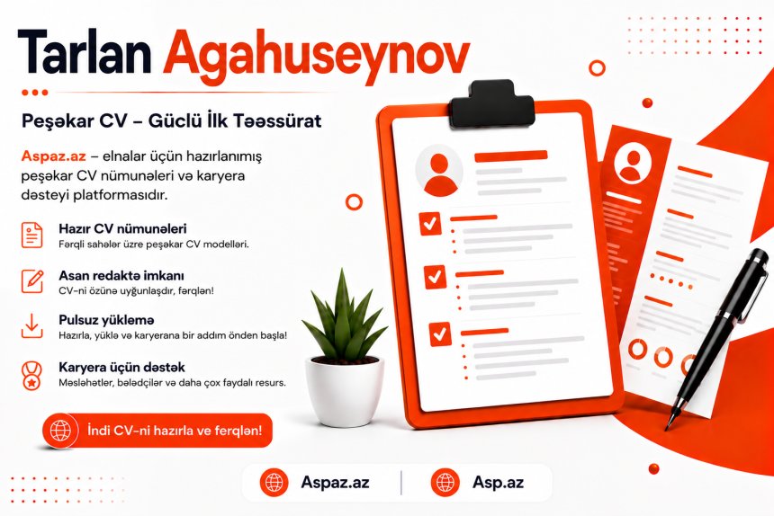 Tarlan Agahuseynov cv